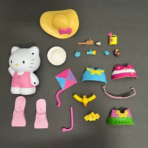 Hello Kitty Sanrio 5" Figure with Interchangeable clothes/accessories